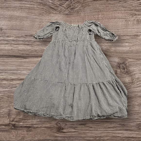Old Navy Dresses & Skirts - Old Navy Gingham Ruffle Off The Shoulder MIDI Dress Plus Size 1X